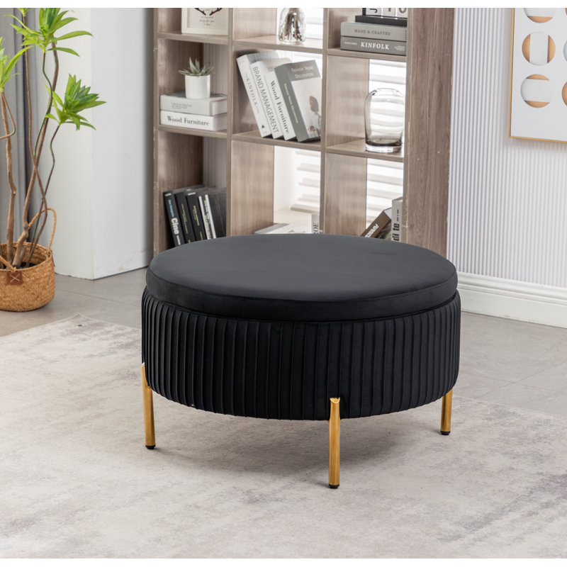 Wayfair round storage ottoman discount
